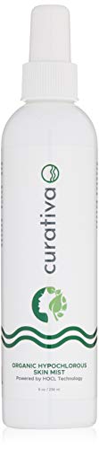 Curativa Bay .02% Hypochlorous Skin Spray, Clear Skin, Most effective For Total Skin Health and the Base for all Skin Care. 100% Organic, Made in USA, Produces Great Results 8 OZ.