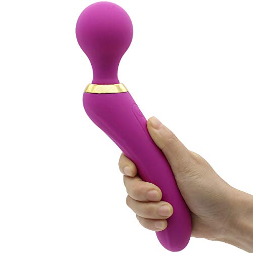 LED Portable Silicone Waterproof Massage, USB Cable Rechargeable Waterproof, Convenient to Carry,Cordless 10 Speeds Massager for Body Relaxation and Stress Relief