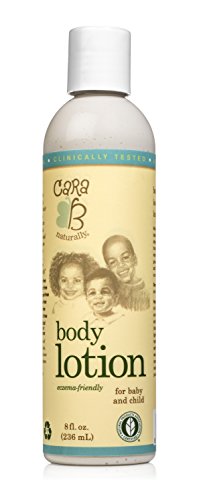 CARA B Naturally Body Lotion For Baby, and Child – Light Sensitive Skin Moisturizer Eczema-Friendly Formula Contains Shea Butter, Jojoba Oil – 8 Ounces