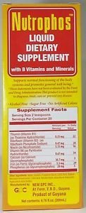 Nutrophos ? A Dietary Supplement with Vitamin B 16oz (500ml)
