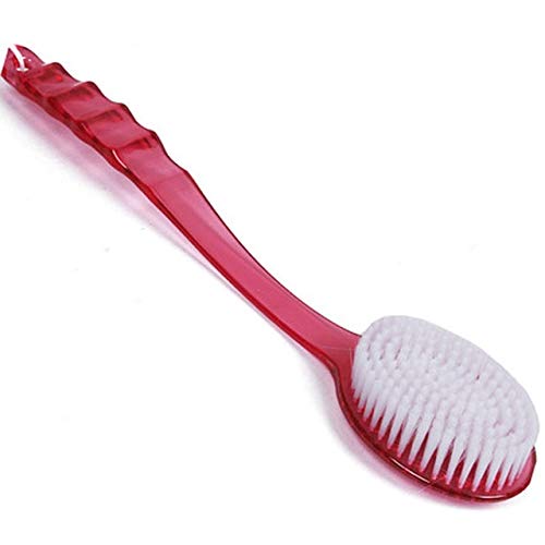 Bath & Body Brushes – Bath Brush Long Handle Scrubber Skin Massage Brush Feet Rubbing Body Brush For Back Exfoliation Brushes Bathroom Accessories – Body Brush – 1PC Red