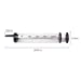 250ml Syringe Launcher Applicators Lube Tube,Oil Shooter Launcher,Health Care Aid Tools,with Scales Smooth Rounded Tip & Cap Syringe (Transparent)thumb 1
