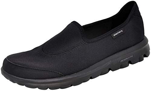 Skechers Performance Women’s Go Walk Slip-On Walking Shoe (7.5 W US, Black/Black)
