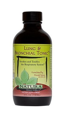 Lung and Bronchial Tonic by Natura Health Products – 4 oz. Liquid – Extracts That Support Healthy Lung, Bronchial Function, Soothes, Nourishes and Relaxes The Respiratory System