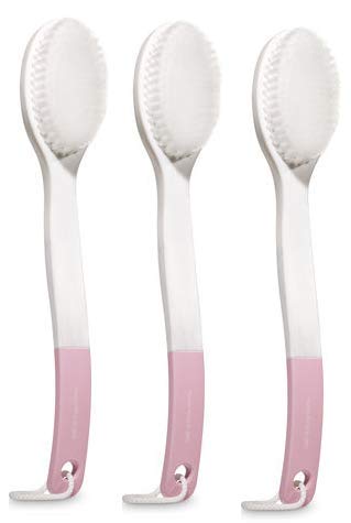 Bath and Body Works 3 Pack Pink & Marble Bath Brush.