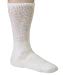 Diabetic Socks Mens Non-slip Grip Cotton 6-Pack Crew White By DEBRA WEITZNERthumb 1