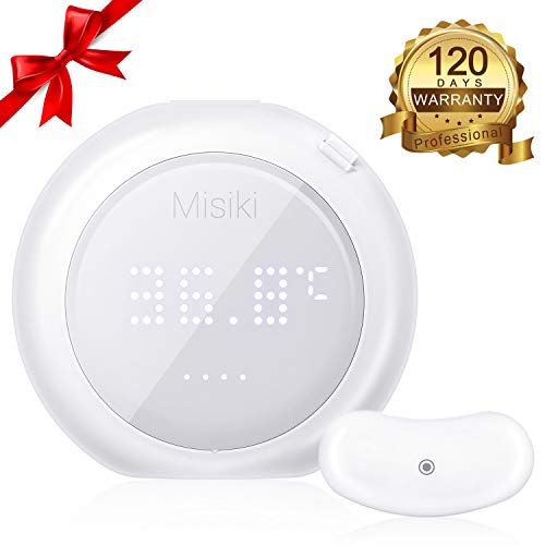 Baby Thermometers for Kids Wearable Underarm Thermometer 24H Realtime Temperature Monitor Accurate & Reliable Reading Medical Smart Thermometers with Fever Alarm for Infant Toddler Adult Elder