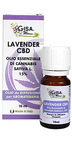 Lavender CBD 15%, Aroma Diffuser Sinergy [10ml], for Aromatherapy