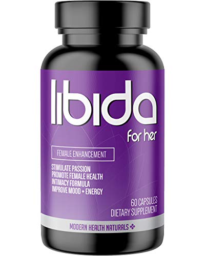 Libida Female Enhancement Pills – Natural Mood Booster for Women – Increase Energy, Reduce Dryness, Balance Hormones, PMS and Menopause Relief – 60 Capsules – Made in USA