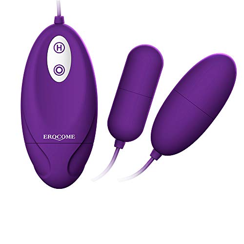 EROCOME 12 -Frequency Waterproof Silicone Double Love Egg for Women New (1)