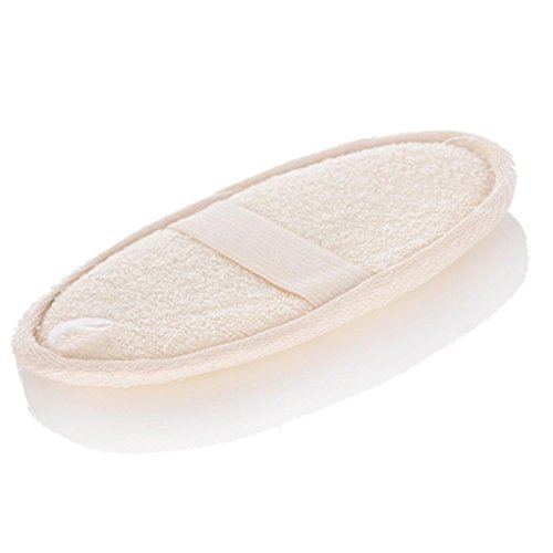 Yeefant Natural Loofah Bath Shower Sponge Body Scrubber Exfoliator Washing Pad Set of 1 Random Color