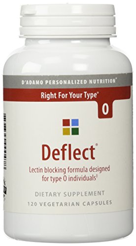 D Adamo Deflect Lectin Blocking Formula The Blood Type Diet 0 120 Veggie Caps