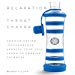 i9Bottle Relaxation (Blue) – Structured Water, Better Hydration, Increase Vitality, Body Detox, Rejuvenate, Chakra Balancing, Color Therapy, Glass Bottle, Informed Water, i9 Water Bottlethumb 4