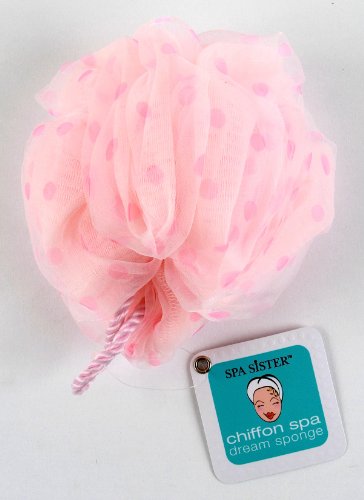Spa Sister Chiffon Dream Sponge, Pink, 3-pack