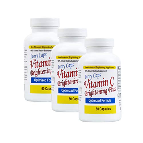 3 Pack – Ivory Caps Maximum Strength Vitamin C Brightening Plus 60 Caps