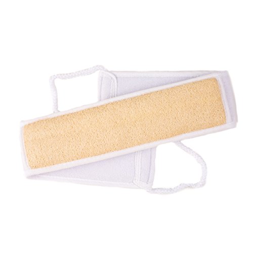 Wicked Health and Beauty Classic Exfoliating Loofah Back Scrubber, Body Exfoliator, Washer & Sponge for Bath or Shower, Skin Care Tool for Men & Women, Natural Luffa Product