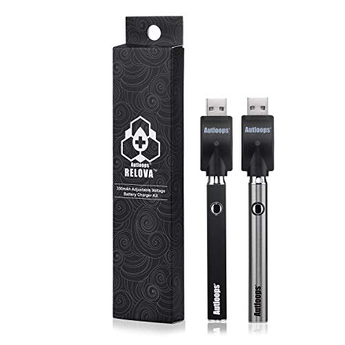 Autloops Variable Voltage Slim Oil Premium Pen with Charger (2-Pack)