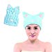 Microfiber Bath Towel Hat Hair Quick Drying Towel Hat Cute Bath Tool Super Soft Absorbent Hair Dry Hat with Premium Water-absorbent Ability for Ladies or Girls (Blue)thumb 2