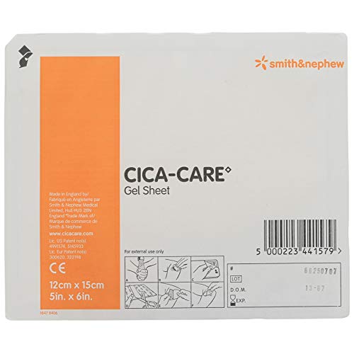 Cica-Care Silicone Gel Adhesive Sheet (5″ x 6″)