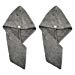 Polyte Microfiber Hair Turban Wrap Drying Towel, 12 x 28 in, 2 Pack (Dark Gray)thumb 1