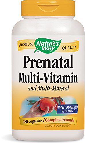 Nature’s Way Prenatal Complete, Multi-Vitamin & Multi-Mineral Daily Supplement, 180 Capsules