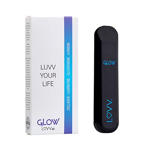 GLOW Aromatherapy Personal Pen Diffuser – Natural Lavender Essential Oil Infused with Collagen, L-Carnitine, Glutathione, B-Ionone for a Healthy Glow