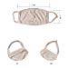 100% Silk Knitted Face Mouth Mask Cover Unisex Breathable Prevent Flu Facial Mask Comfortable Lightweight Smog Dust Filter Health Care (Beige)thumb 2