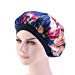 DuoZan Printing Silky Satin Bonnet Elastic Band Soft Satin Turban Shower Cap Night Sleep Hat Hair Loss (Royal Blue)thumb 2