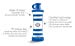i9Bottle Relaxation (Blue) – Structured Water, Better Hydration, Increase Vitality, Body Detox, Rejuvenate, Chakra Balancing, Color Therapy, Glass Bottle, Informed Water, i9 Water Bottlethumb 1