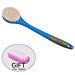 Bath Body Brush with Long Handle Back Scrub Brushes Wet or Dry Brushing Body Shower brush for man(blue)thumb 2