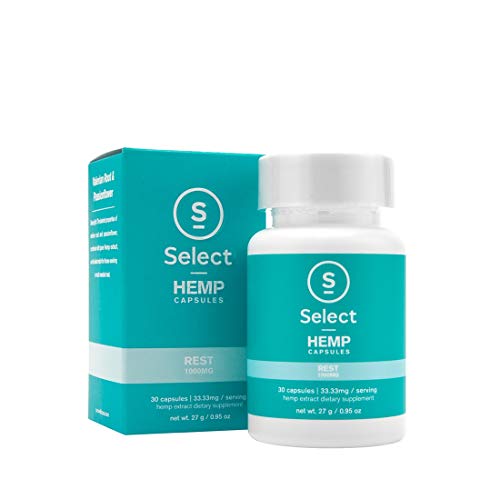 Select Hemp Gel Capsules Rest 30 Capsules 1000mg