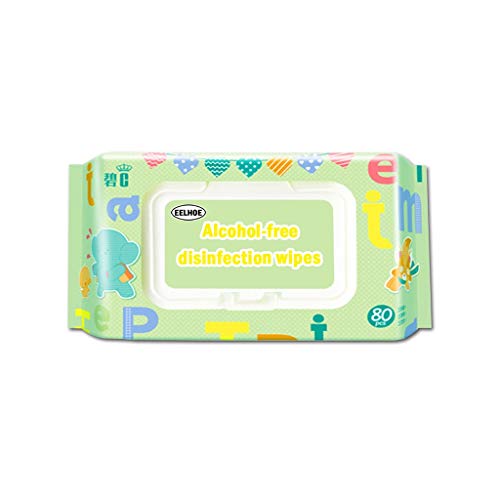 Antibacterial Wet Wipe Tissue Clean Hand Health Care 80 wipes/pack Alcohol-Free Hand Sanitizer Wipes for at-Home Use, Septic and Sewer Safe
