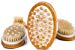 Mitera Inc. 4 Piece Wet & Dry Brushing Body Brush for Dry Skin Brushing & Exfoliating with 100% Natural Boar Bristles – Body Scrubber, Bath & Shower Brush, Face Brush, Cellulite Massager Brushthumb 3