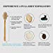 Dry Brushing Body Brush Set, Natural Exfoliating Body Brush & Body Massage Brush, Hair Scalp Massager Shampoo Brush, Loofah Sponge Pads, Pumice Stone, Great Gift for Glowing More Youthful Skinthumb 1