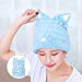 Microfiber Bath Towel Hat Hair Quick Drying Towel Hat Cute Bath Tool Super Soft Absorbent Hair Dry Hat with Premium Water-absorbent Ability for Ladies or Girls (Blue)thumb 1