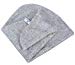 HOPESHINE Microfiber Hair Drying Towels Turban Wrap 2-Pack Bath Shower Head Towel for Girls and Women Absorbent Fast Drying (Grey X2)thumb 2