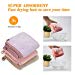 LEARJA Microfiber Hair Towel, Rapid Drying Hair Towel, Quick Drying Hair Towel, Hair Towels for Women& Girl, Hair Towel Wrap for Drying Curly, Long & Thick Hair(Purple+Pink)thumb 4