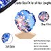 Jstyle 2Pack Soft Satin Hair Bonnet for Women Girls Shower Caps Hair Hat for Sleeping Shower Beautiful Hair Head Cover Bonnetthumb 2