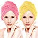 Huluwa Hair Drying Towel, Dry Hair Cap, Fast Drying Hair Towel Wrap Turban, Pinkthumb 1