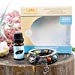 Essential Oil Diffuser Chakra Bracelet: Aromatherapy Bracelet w/Real Lava Rocks & Mineral Stones for Alignment & Relaxation w/Bonus Oil for Anxietythumb 1