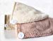 Hair Towel Wrap Turban Twist Microfiber Drying Head Towel [3 Pack] Quick Magic Dry Hair Hat with Buttons, For Long Short Curly & Straight Hair – Super Absorbent, Anti-Frizz – (White + Pink + Grey)thumb 2