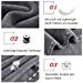 Hair Towel Wrap Turban Microfiber Hair Drying Towels, 2 Pack Twist Head Towel with Button, Quick Dry Super Absorbent Anti-Frizz for Women Girls Long & Curly Hair by AMokothumb 2
