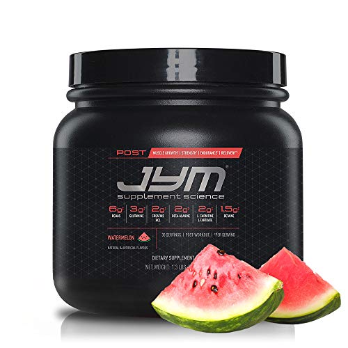 Post JYM Active Matrix – Post-Workout with BCAA’s, Glutamine, Creatine HCL, Beta-Alanine, and More | JYM Supplement Science | Watermelon, 30 Servings