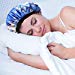 Jstyle 2Pack Soft Satin Hair Bonnet for Women Girls Shower Caps Hair Hat for Sleeping Shower Beautiful Hair Head Cover Bonnetthumb 4
