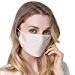 100% Silk Knitted Face Mouth Mask Cover Unisex Breathable Prevent Flu Facial Mask Comfortable Lightweight Smog Dust Filter Health Care (Beige)thumb 4