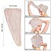3 Pack Microfiber Hair Towel Wrap Turban for Women, Super Absorbent Quick Dry Bath Shower Dry Head Turban with Buttons, Dry Hair Hat, Bath Hair Cap, Fast Drying & Never Falls ofthumb 4