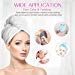 Hair Towel Wrap Turban Microfiber Hair Drying Towels, 2 Pack Twist Head Towel with Button, Quick Dry Super Absorbent Anti-Frizz for Women Girls Long & Curly Hair by AMokothumb 1