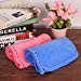 Htovila Hair Turban Microfiber Hair Towel Hair Drying Wrap Towel Fast Hair Drying Turban Towel Strong Water Absorption Lightweight and Cotton, 2 Pieces(Deep Blue & Red)thumb 2